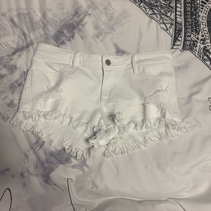 Hollister White Shorts
